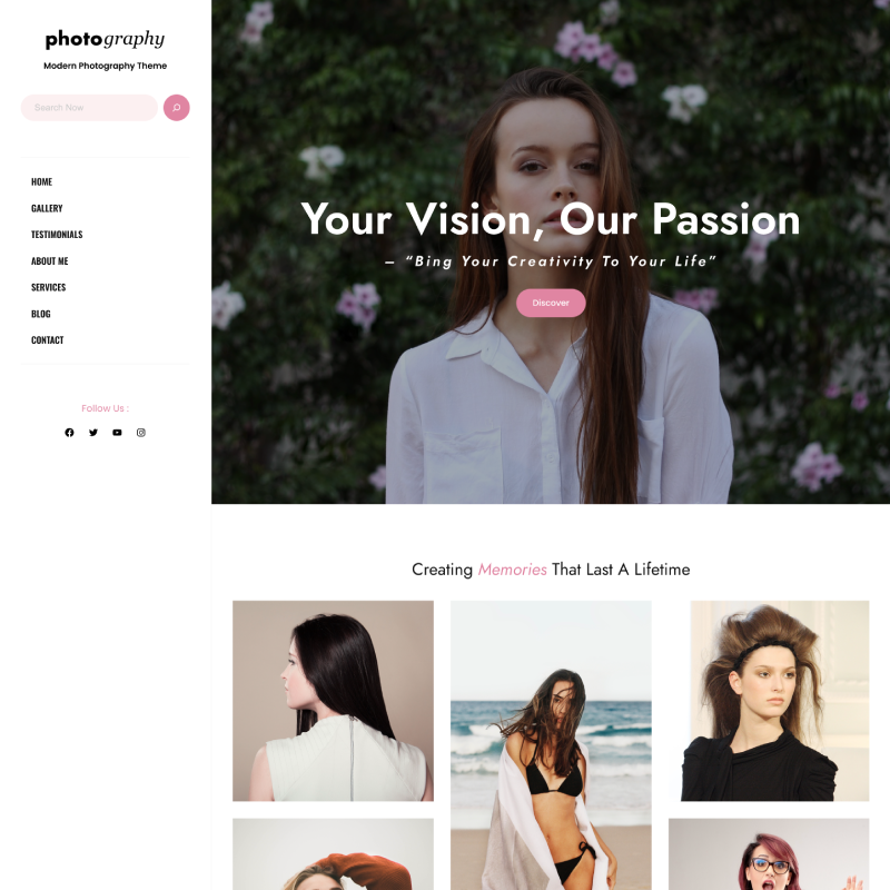 Gutenify Photo Zone WordPress theme screenshot
