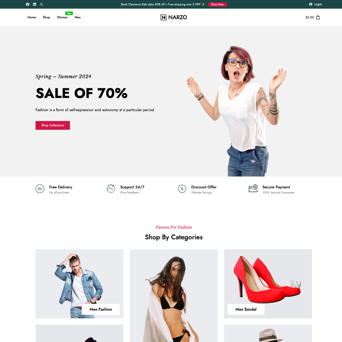 Narzo Lite WordPress theme screenshot