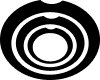Abstract concentric-circle client logo placeholder in the Advanced Slider Layout 1 logo carousel demo