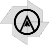 Abstract mountain-in-circle client logo placeholder in the Advanced Slider Layout 1 logo carousel demo