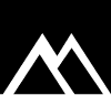Abstract twin-peak mountain client logo placeholder in the Advanced Slider Layout 1 logo carousel demo