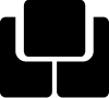 Abstract overlapping-squares client logo placeholder in the Advanced Slider Layout 1 logo carousel demo