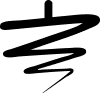 Abstract scribble-ribbon client logo placeholder in the Advanced Slider Layout 1 logo carousel demo