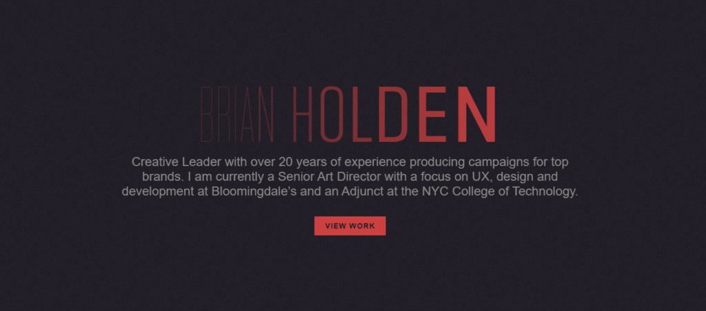 Brian Holden live static website example