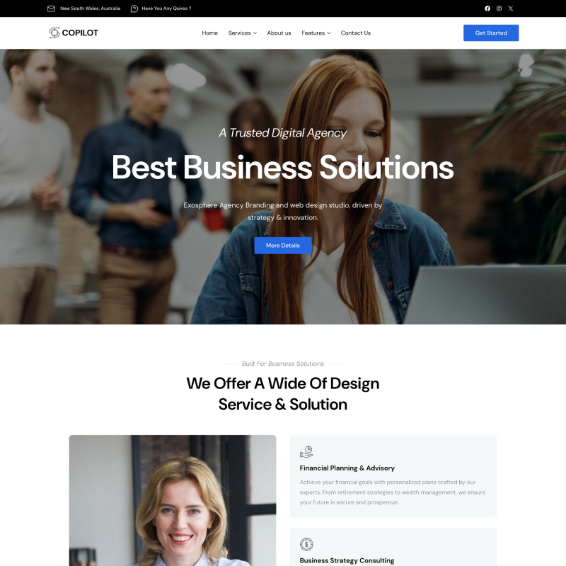 Gutenify Copilot WordPress theme screenshot