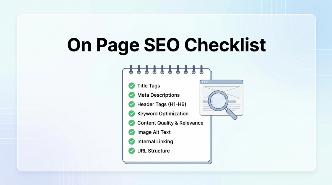 On Page SEO Checklist: Complete Guide to Ranking Higher
