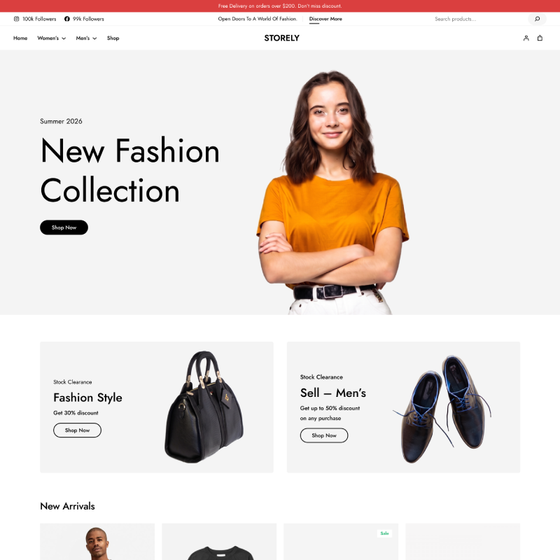 Gutenify Fashion Store WordPress theme screenshot