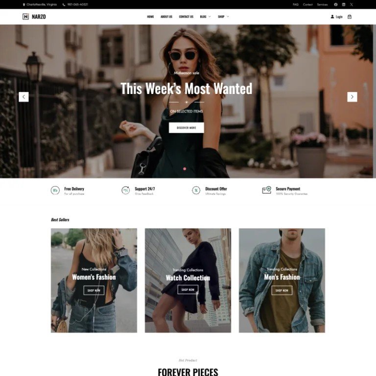 Gutenify Narzo Starter Template — Screenshot 4