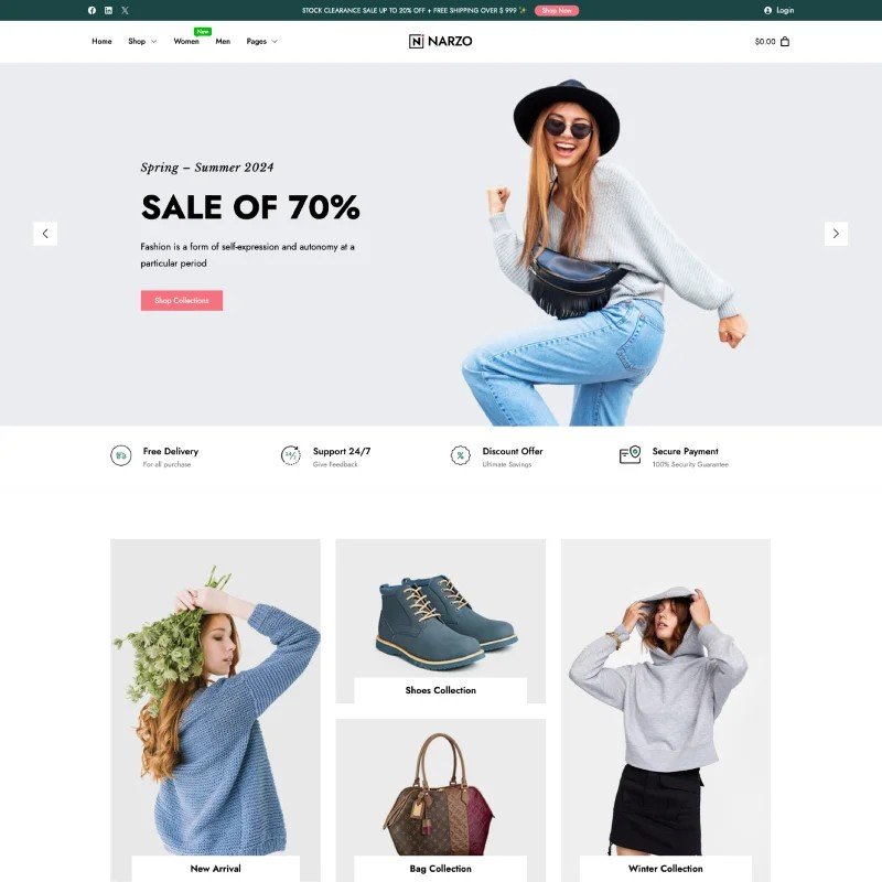 Gutenify Narzo Starter Template — Screenshot 1