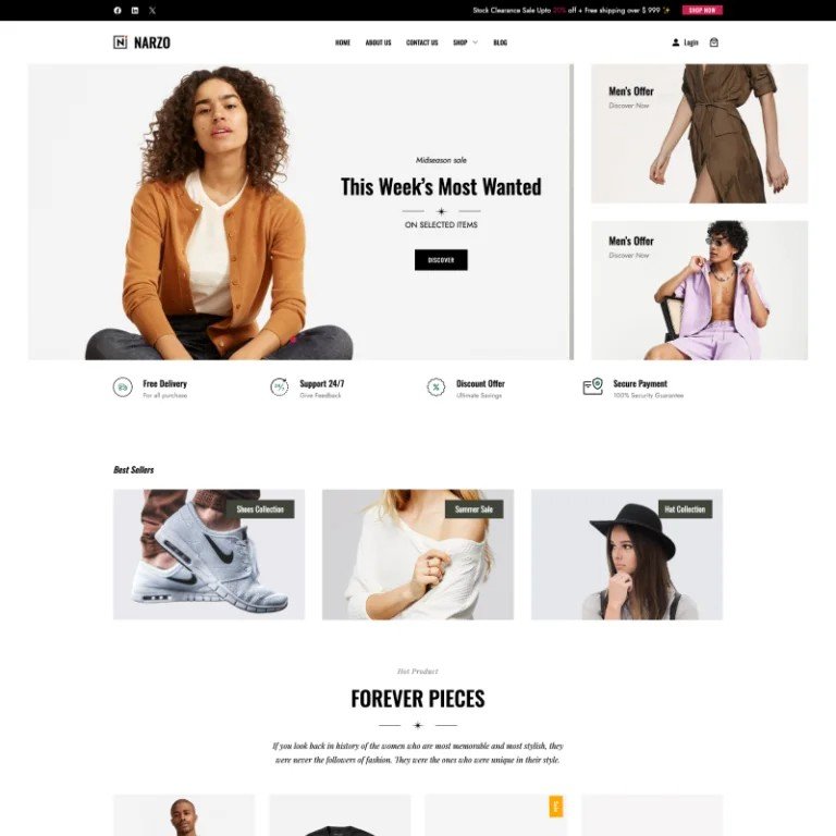 Gutenify Narzo Starter Template — Screenshot 3