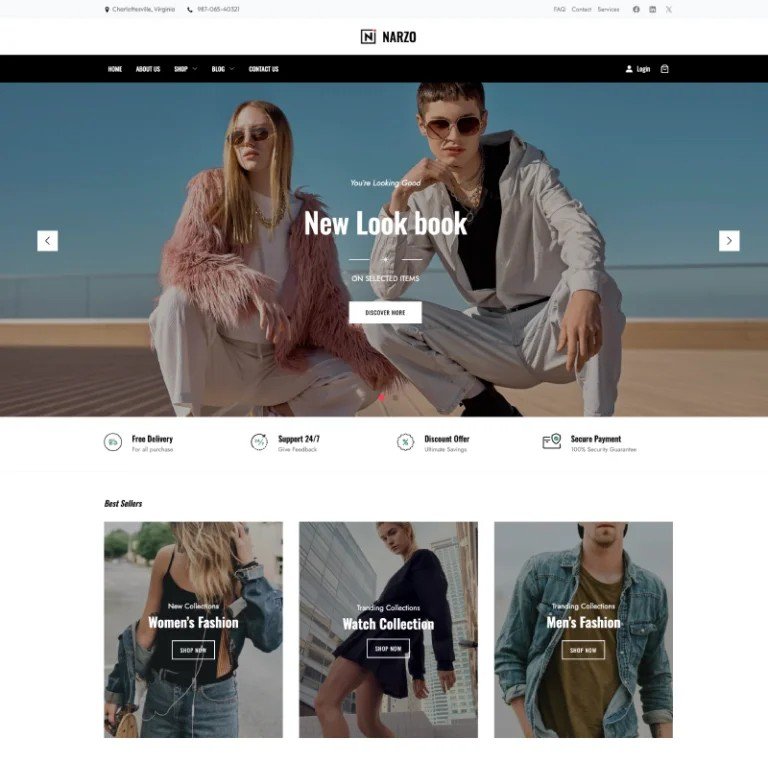Gutenify Narzo Starter Template — Screenshot 5