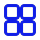 Grid of blocks icon